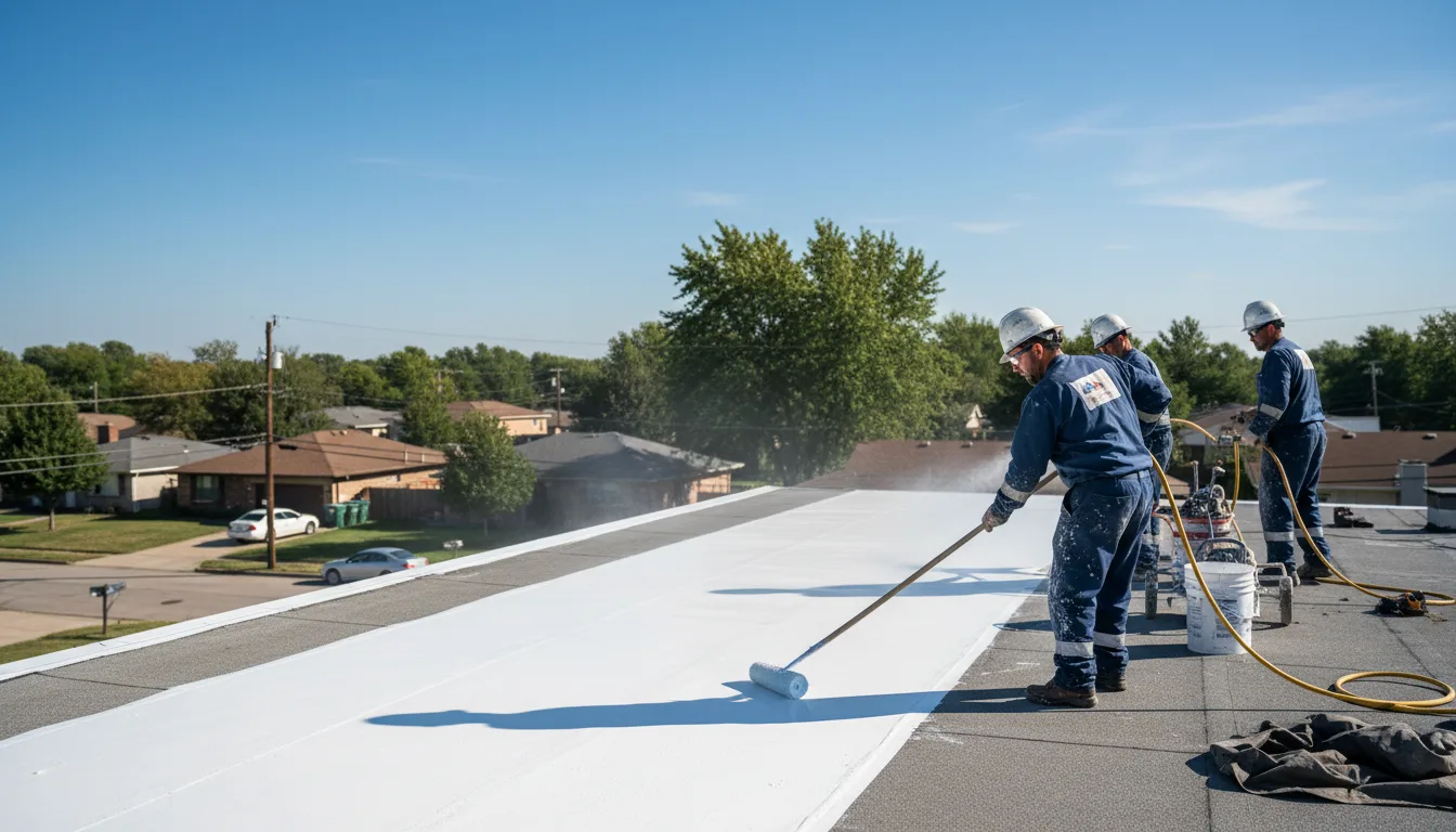 Commercial roof coating in Palmyra, MO near me